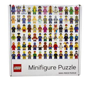 Lego Minifigure puzzle 1000 pieces sealed 25"x20"